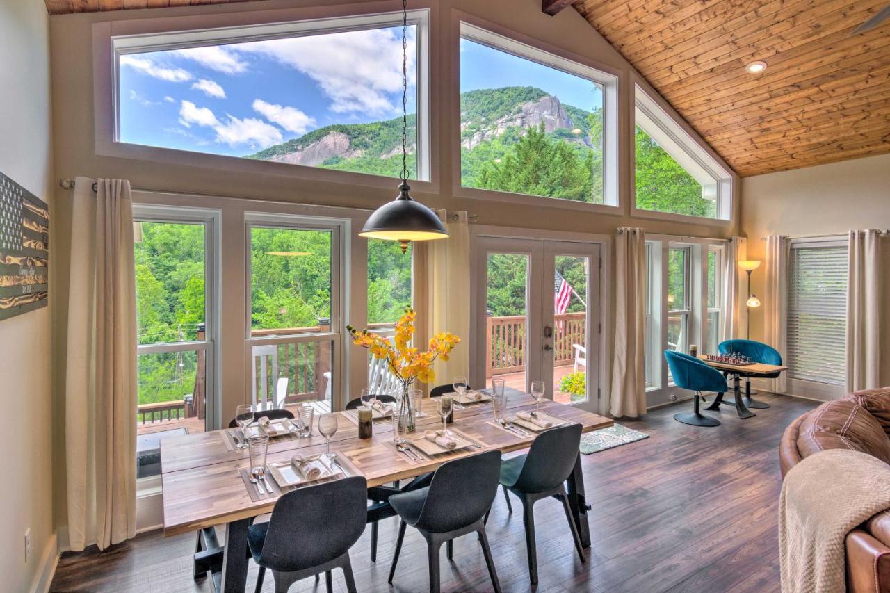 Unique Chimney Rock Cottage With Breathtaking Views Lake Lure Bagian luar foto
